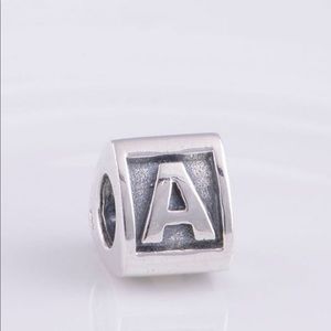 Pandora letter A charm